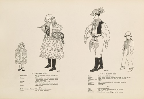 National costumes of the Slavic peoples Pl.07