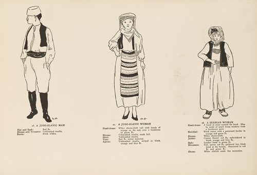National costumes of the Slavic peoples Pl.12