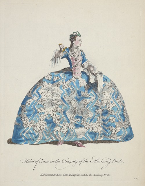 Habit of Zara in the Tragedy of the Mourning Bride