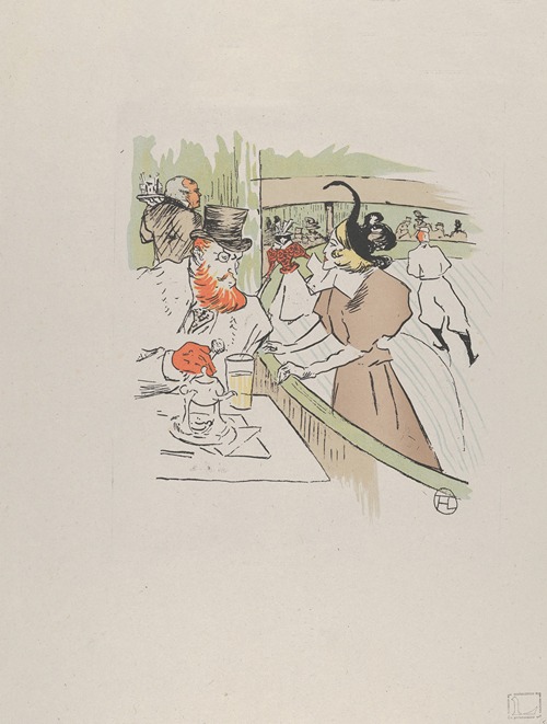 Skating, from Le Rire, No. 62, 11 January 1896