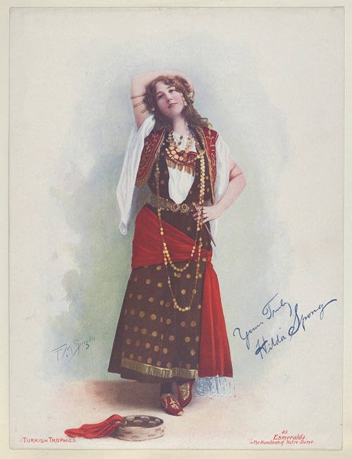 Hilda Spong as Esmerelda in The Hunchback of Notre Dame