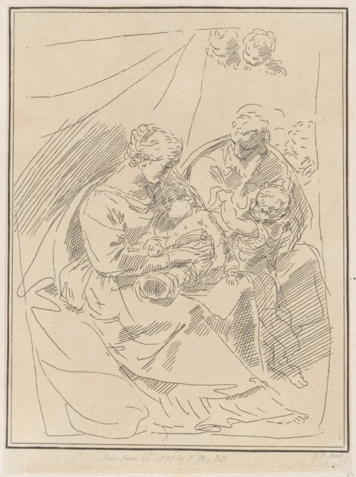 The Holy Family with the infant Saint John the Baptist