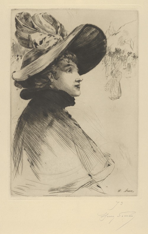 Head of a Parisian Woman