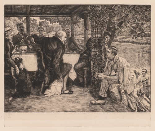 The Prodigal Son; The Fatted Calf (L’enfant prodigue; le veau gras)