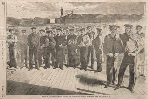 Crew of the United States Steam-Sloop ‘Colorado,’ Shipped at Boston, June 1861