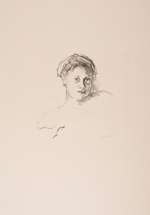 Portrait of Minna Beckmann-Tube