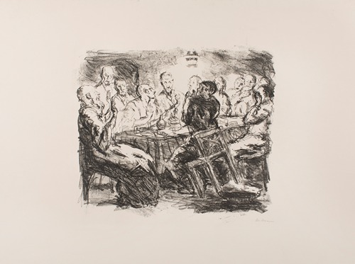 The Last Supper, plate 5 from the portfolio ‘Six Lithographs to the New Testament’