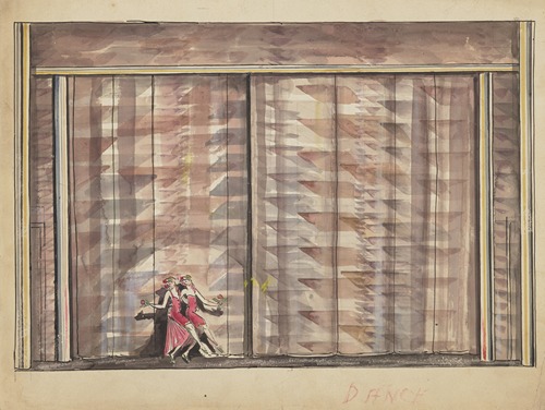 ‘DANCE’ (Curtains and Dancers)