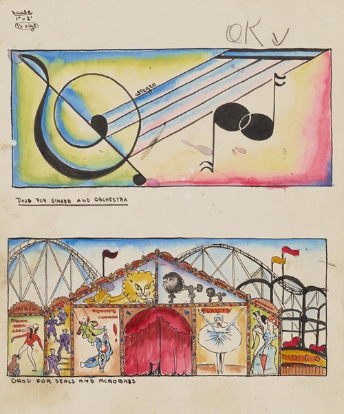 String Fever: Sketch no. 1, Drop for Singer and Orchestra and Drop for Seals and Acrobats