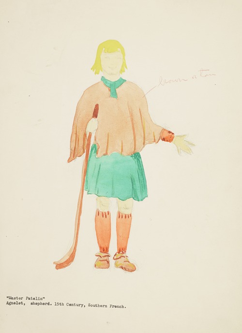 Pierre Patelin: Agnelet. Shepherd