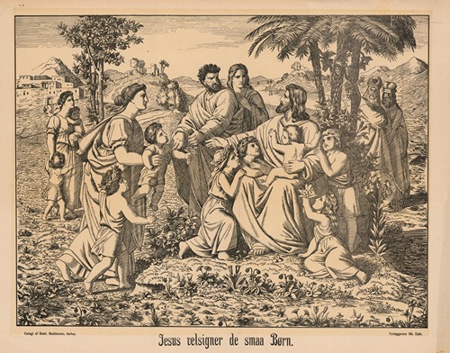 Jesus velsigner de små børn