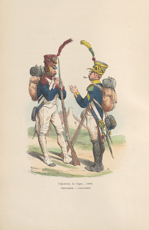 Infanterie de ligne, 1808 Grenadier – Voltigeur