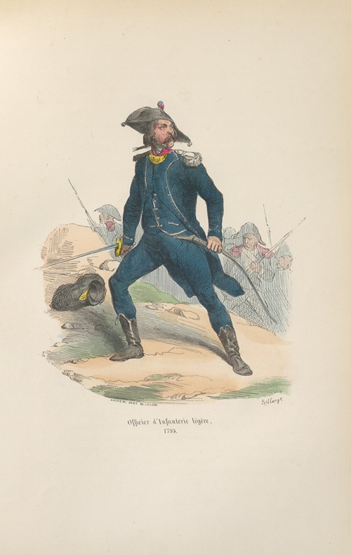 Officier d’Infanterie légére. 1795