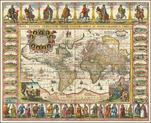 Nova Totius Terrarum Orbis Geographica Ac Hydrographica Tabula