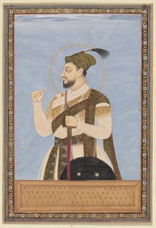 Portret van Sultan Mahmud, zoon van Ibrahim Adil-shah na zijn vader is hij heerser over Bijapur geweest
