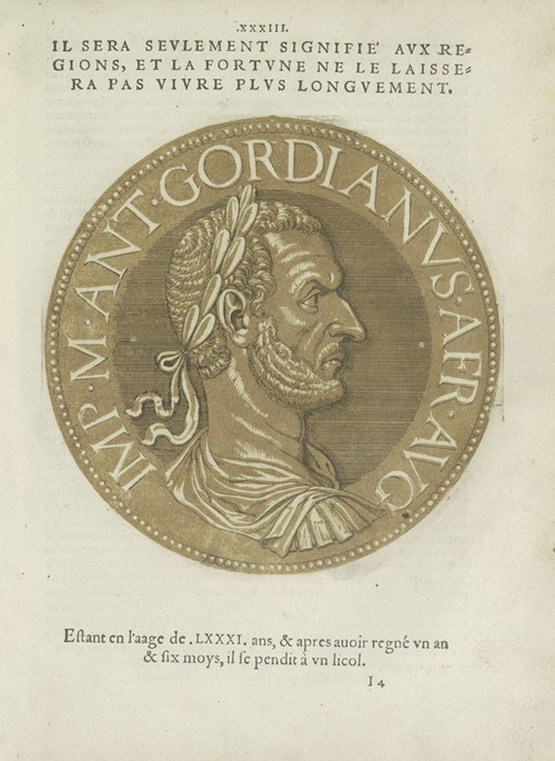 Portrait of Emperor Gordianus I