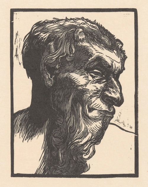 Hoofd van een faun