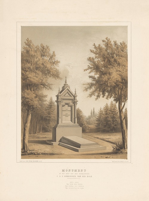 Grafmonument voor Jacobus Ludovicus Conradus Schroeder van der Kolk