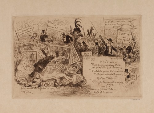Déjeuner Mariani, le 30 avril 1909