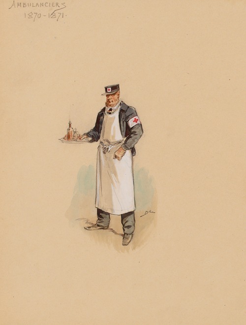 Ambulanciers, 1870-1871