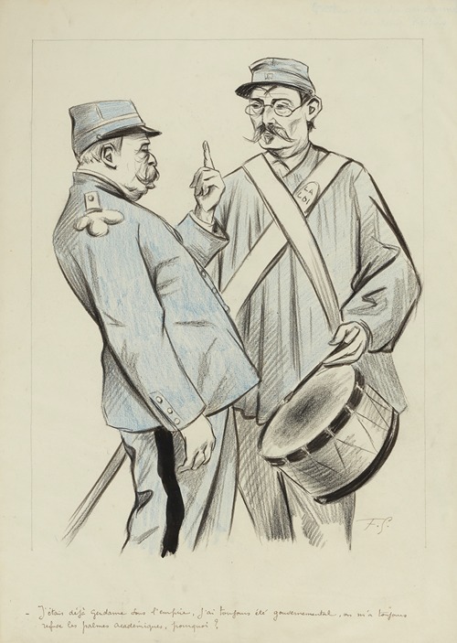 J’étais déjà gendarme dans l’empire, j’ai toujours été gouvernemental, on m’a toujours refusé les palmes académiques