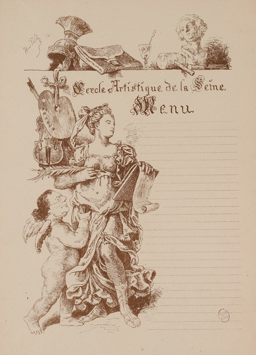 Cercle artistique de la Seine Menu