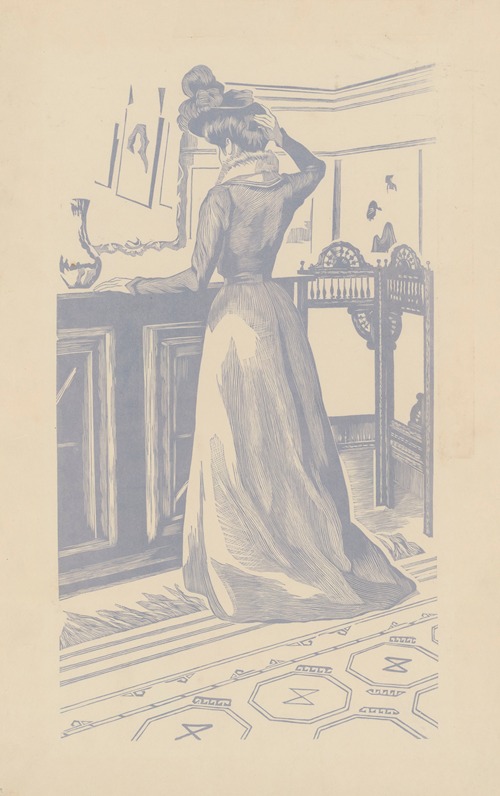 Jeune femme se recoiffant – Mlle Marcolesco, belle-sœur de l’artiste