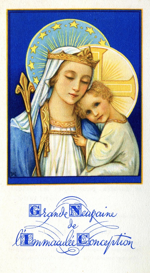 Grande neuvaine de l’immaculée conception