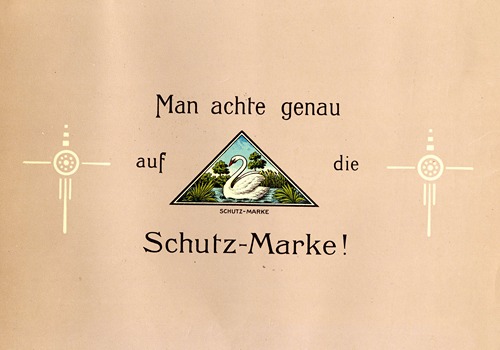 Man achte genau auf die Schutz-Marke !