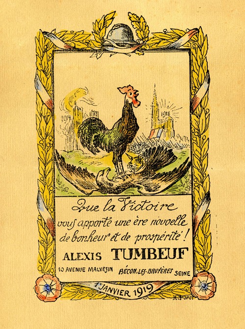 Que la victoire vous apporte une ère nouvelle de bonheur et de prospérité !