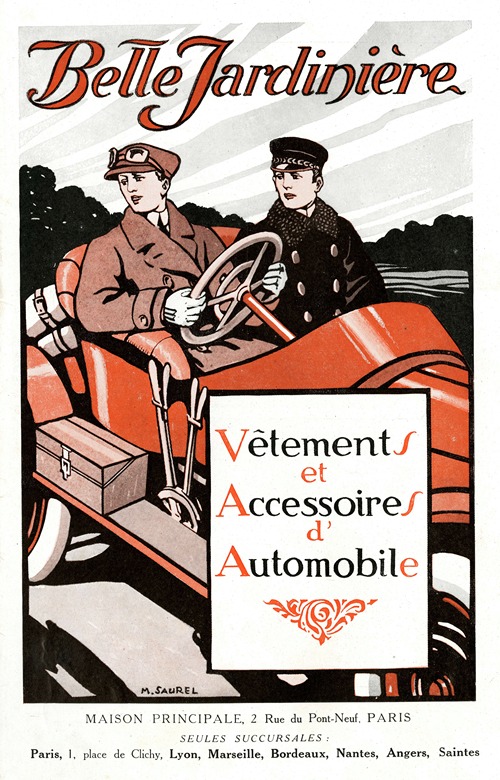 Vêtements et accessoires d’automobile