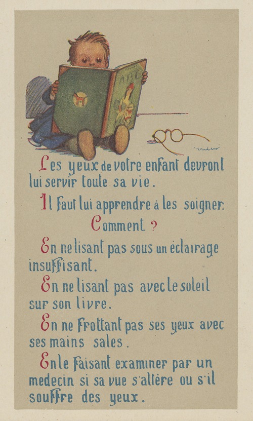 Les yeux de votre enfant devront lui servir toute sa vie