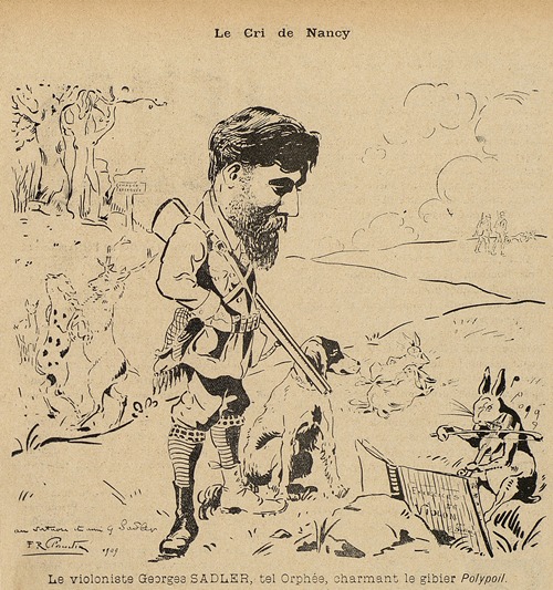 Le violoniste Georges Sadler