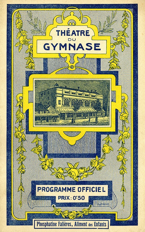 Théâtre du gymnase – Programme officiel