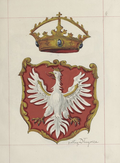 Herby Rzeczypospolitej Polskiej i W. X. Litewskiego. T. 1 Pl.006