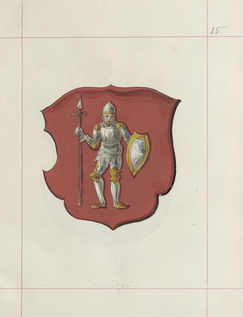 Herby Rzeczypospolitej Polskiej i W. X. Litewskiego. T. 1 Pl.035