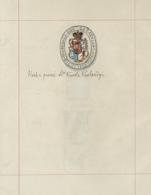 Herby Rzeczypospolitej Polskiej i W. X. Litewskiego. T. 1 Pl.058