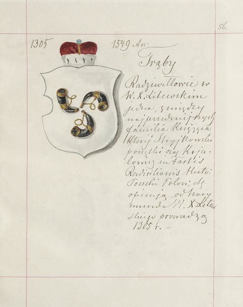Herby Rzeczypospolitej Polskiej i W. X. Litewskiego. T. 1 Pl.077