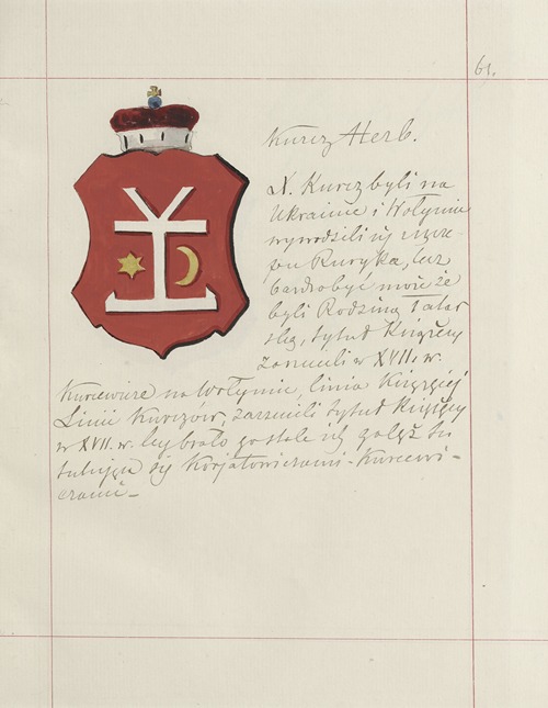 Herby Rzeczypospolitej Polskiej i W. X. Litewskiego. T. 1 Pl.083