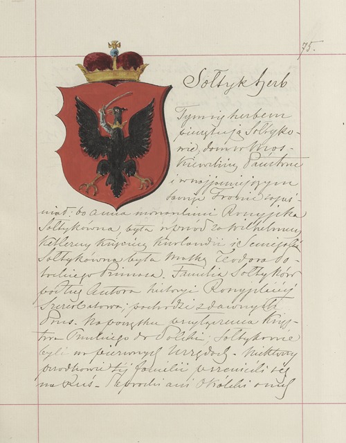 Herby Rzeczypospolitej Polskiej i W. X. Litewskiego. T. 1 Pl.098