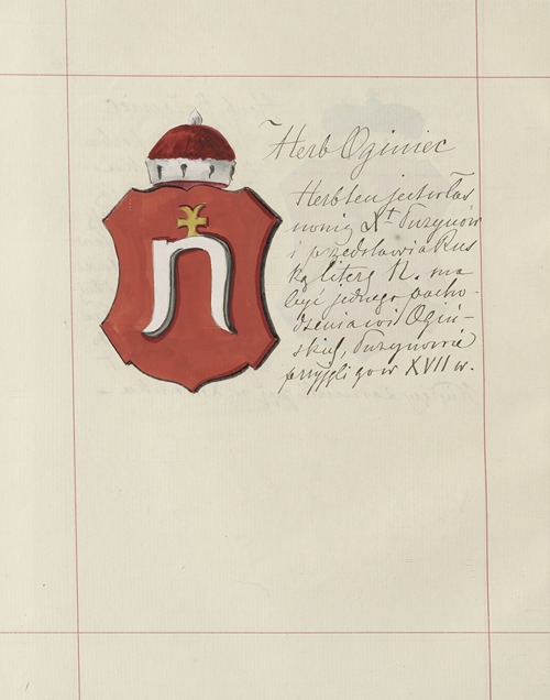 Herby Rzeczypospolitej Polskiej i W. X. Litewskiego. T. 1 Pl.100