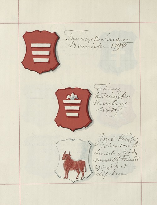 Herby Rzeczypospolitej Polskiej i W. X. Litewskiego. T. 1 Pl.121
