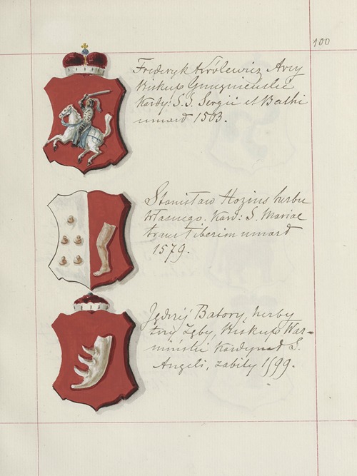 Herby Rzeczypospolitej Polskiej i W. X. Litewskiego. T. 1 Pl.140