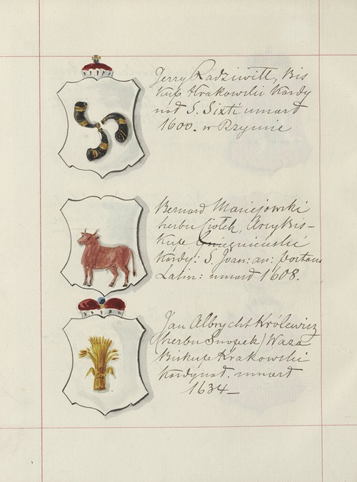Herby Rzeczypospolitej Polskiej i W. X. Litewskiego. T. 1 Pl.141