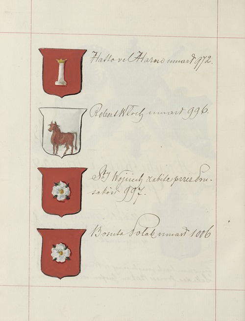 Herby Rzeczypospolitej Polskiej i W. X. Litewskiego. T. 1 Pl.145