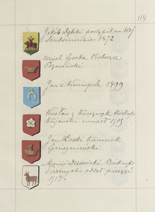 Herby Rzeczypospolitej Polskiej i W. X. Litewskiego. T. 1 Pl.168