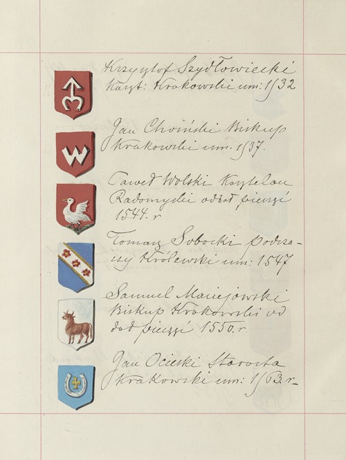 Herby Rzeczypospolitej Polskiej i W. X. Litewskiego. T. 1 Pl.169