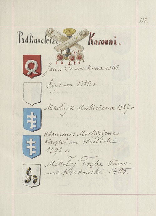 Herby Rzeczypospolitej Polskiej i W. X. Litewskiego. T. 1 Pl.175