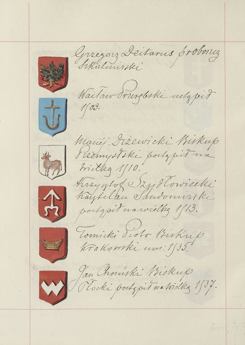 Herby Rzeczypospolitej Polskiej i W. X. Litewskiego. T. 1 Pl.178