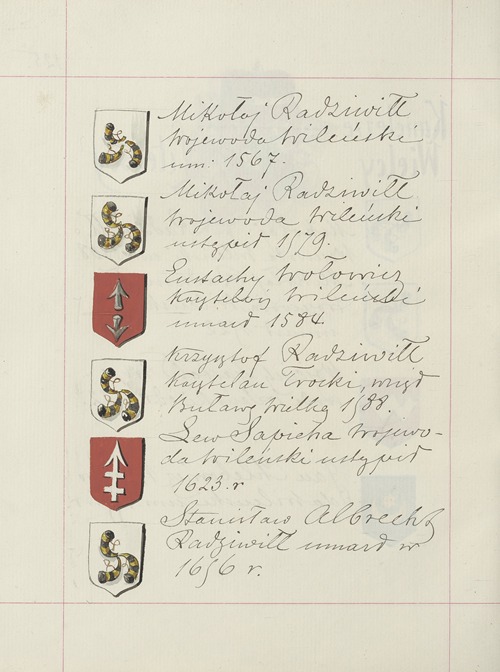 Herby Rzeczypospolitej Polskiej i W. X. Litewskiego. T. 1 Pl.189